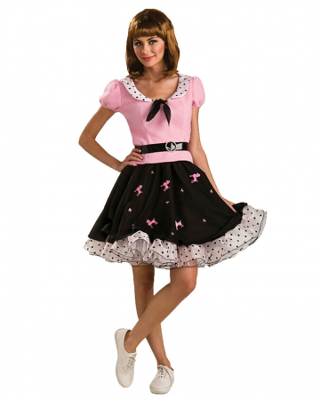 50s Rock`n Roll Costume Dress | 50`s theme party costume | Horror-Shop.com