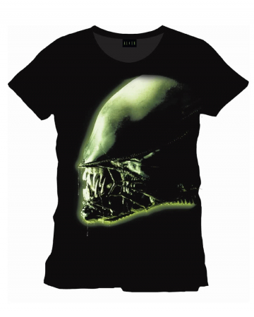 Alien Head Movie T-Shirt L