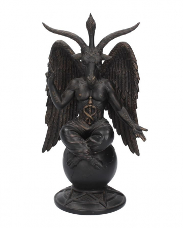 Baphomet Antique Figure With Pentagram 
