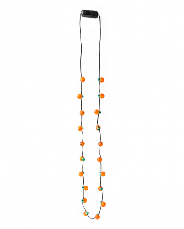 Blinkende Kürbis Halskette mit Flashing Pumpkins 
