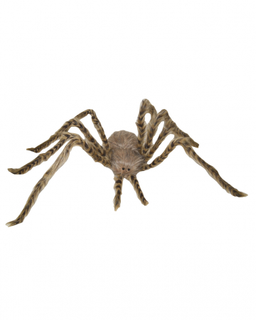 Braune Haarige Spinne als Halloween Deko 49cm 