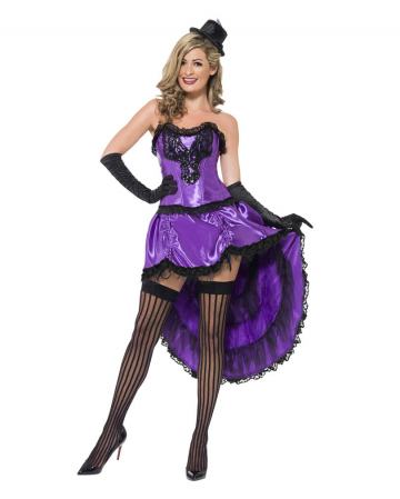Burlesque Can-Can costume Violet M