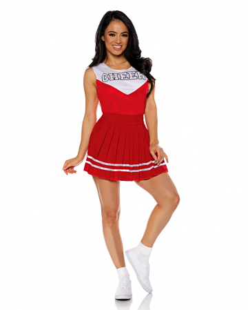 Cheerleader Damenkostüm rot XL