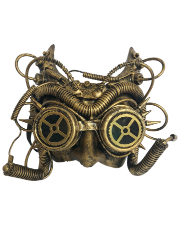 Cyber Owl Steampunk Mask Aviator goggles