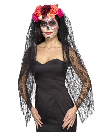 Day Of The Dead Hair Ripe With Roses 