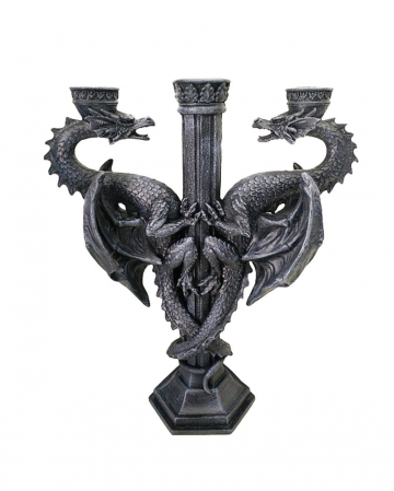 Dragon Altar Candlestick 3-armed 
