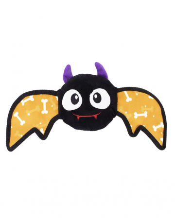 Bat With Yellow Bent Wings Dog Toy 