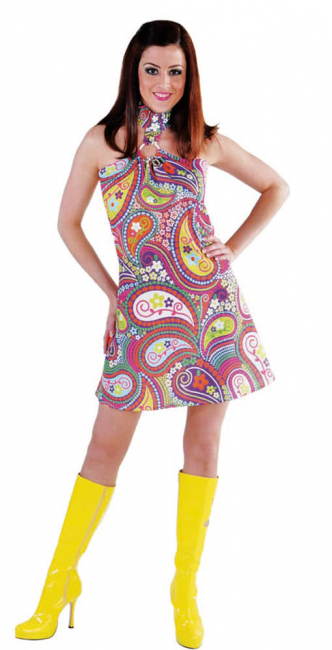 Funky Colors Hippie Dress M / 38