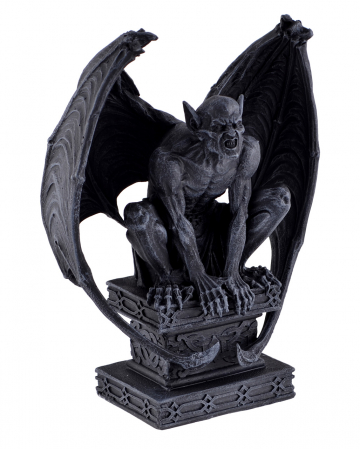 Gargoyle With Wings On Base 
