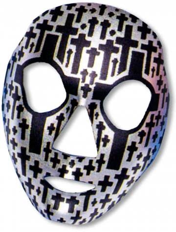 Face Mask Tombstone Silver / Black 