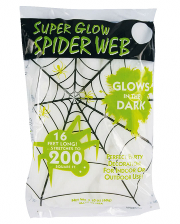 Glow in the Dark Spiderweb 60gr. 