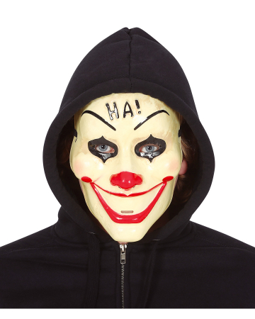 HA! Clown PVC Half Mask 