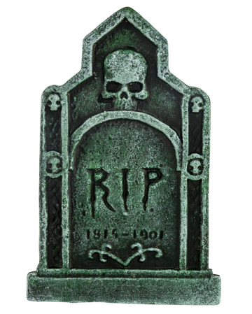 Lapide Di Halloween Con Teschio | 53 Cm | Decorazione Cimitero Finto | Resistente Alle Intemperie - Foto 4