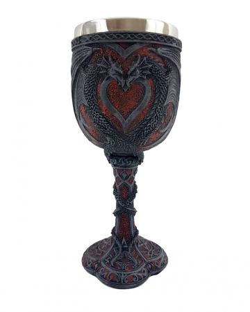 Dragon Goblet Loving Dragons 