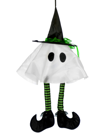 Small White Ghost With Witch Hat 36 Cm for 🎃 | Horror-Shop.com 