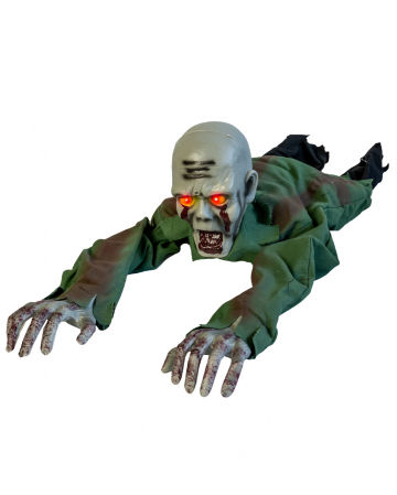 Krabbelnder Zombie Animatronic mit Licht & Sound fr Halloween |  Horror-Shop.com