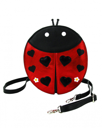 Ladybird Shoulder Bag Vinyl as costume accessories | Horror-Shop.com