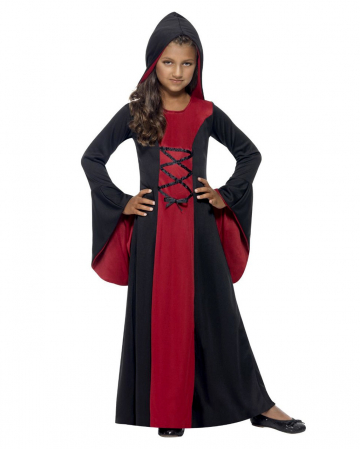 Medieval Vamp Children's Costume S | Medieval girl dress | Horror-Shop.com