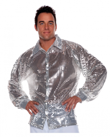 Sequined Shirt Silver 