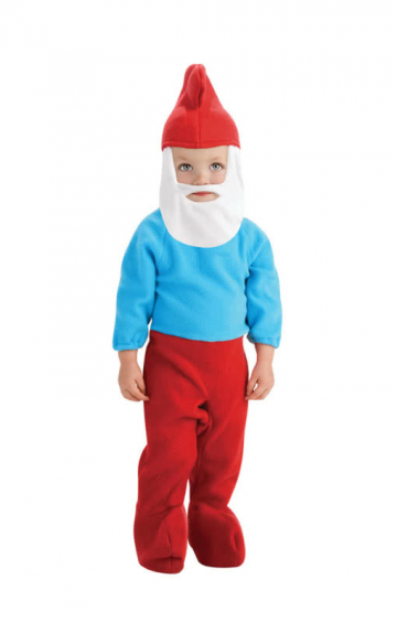 Papa Smurf costume Toddlers XL