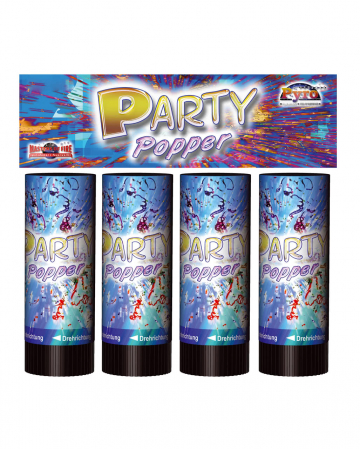 Party Popper 4 pieces 