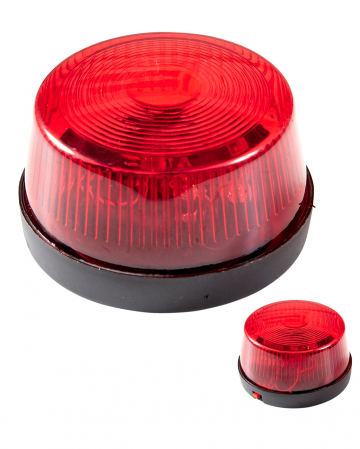 Red Warning Light With Siren 