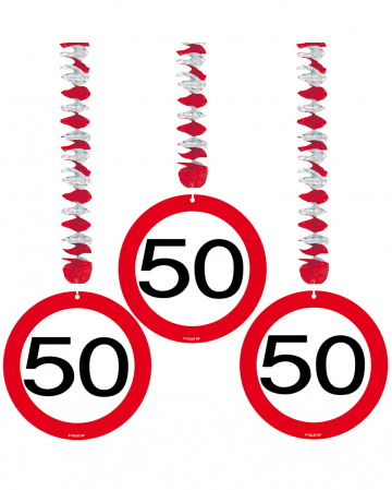 Rotorspirale Verkehrsschild 50 