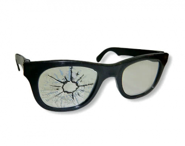 Fun Specs with Bullet Hole 
