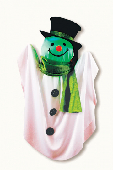 Hanging Snowman Decoration with Light 