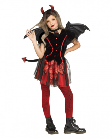 Schoolgirl Devil Child Costume for Halloween | Horror-Shop.com