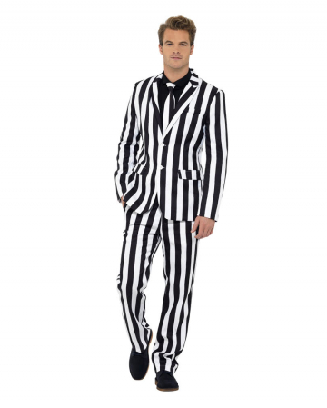 white striped suit