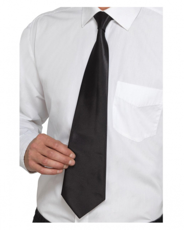 Black Gangster Tie Deluxe 