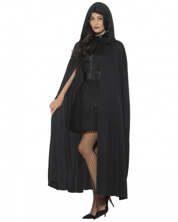 Black Cape as hooded cape Deluxe 