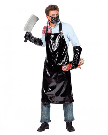 Serienkiller Schürze mit Handschuhe 