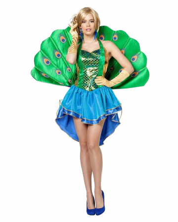 Sexy Peacock Ladies Costume 36 | buy animal costumes | horror-shop.com