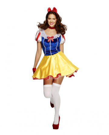Sexy Snow White Costume With Petticoat for Fancy Dress Partys