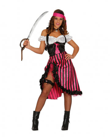 Sexy Pirate Costume pink L