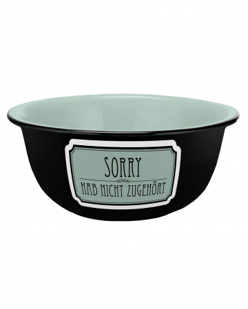Sorry Haven't Listened Ceramic Cereal Bowl 