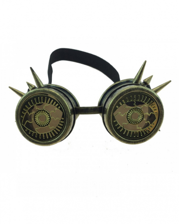 Steampunk Welding Goggles With Spikes 