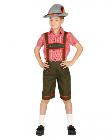Tyrolean Boy Costume For Children for carnival | Horror-Shop.com