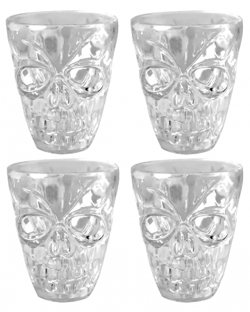 Skull Shotglas 4 Pieces 
