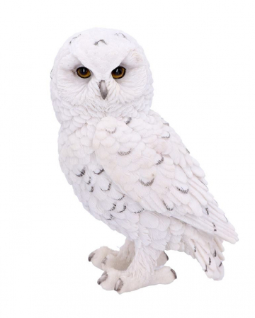 White Snowy Owl Figurine 13,3cm 