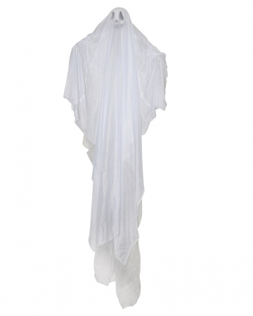 Weißer Geist Halloween Hängefigur 215 cm 
