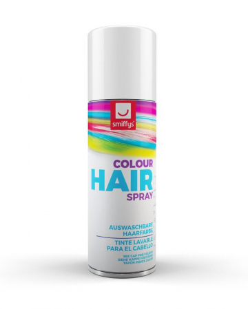 Spray 125ml white hair | Colored hairspray for Halloween | horror-shop.com