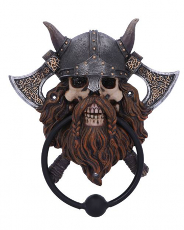 Viking Skull Door Knocker Visit 18.5cm
