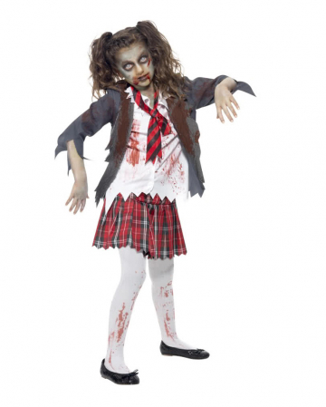 Zombie Schulmädchen Kostüm TEEN
