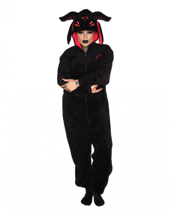 KILLSTAR Baphomet Onesie With Hood ★ | horror-shop.com