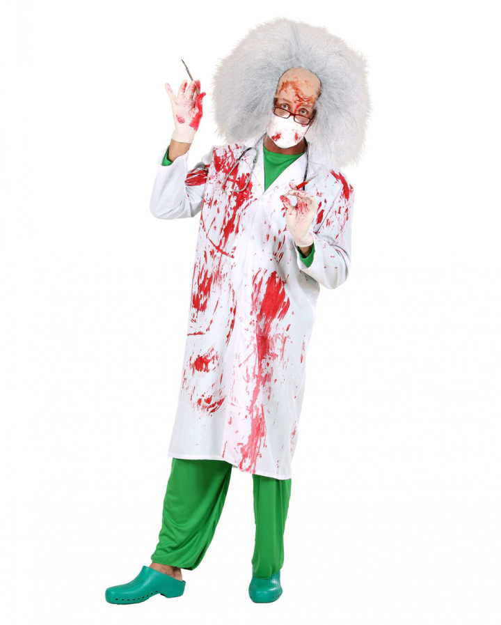 Bloody Doc Halloween Costume Smock Doctor costumes