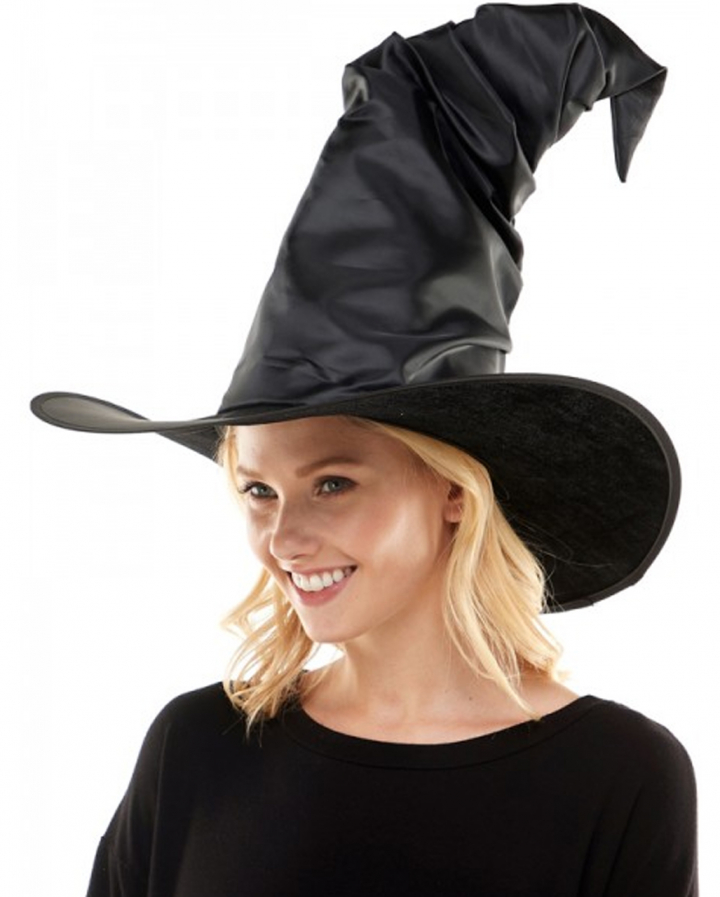 Big Witch Hat Black for Halloween & Carnival | Horror-Shop.com