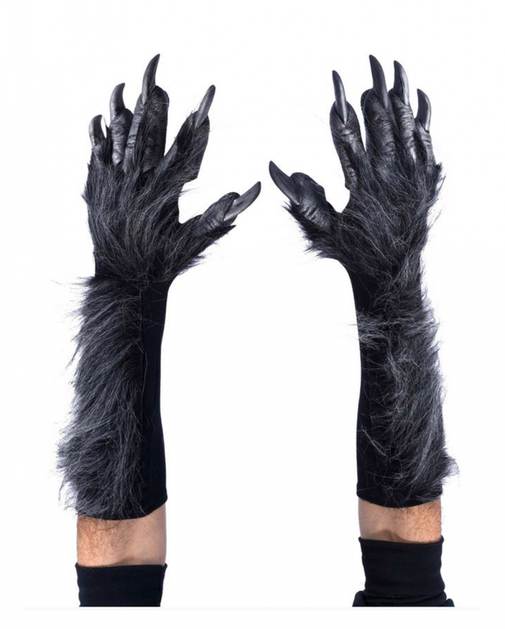 Werwolf Handschuhe Mit Krallen - Gruselige Halloween Tatzen Für Kostüm & Cosplay